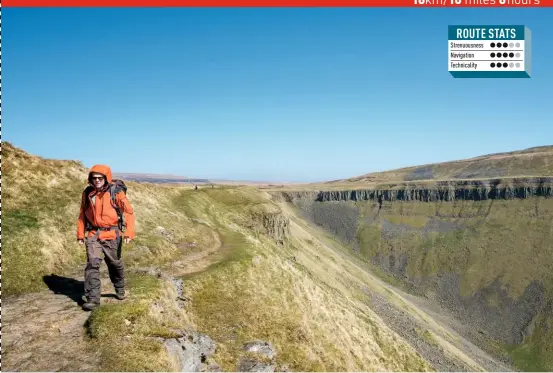  ??  ?? The high, edge-top cliffs are part of the striking Whin Sill.