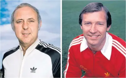  ??  ?? Jim McLean and Sir Alex Ferguson were great friends and rivals.