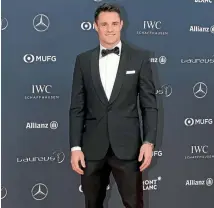  ?? PHOTO: GETTY IMAGES ?? Dan Carter pictured at the Laureus World Sports Awards in February.