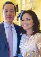  ??  ?? Kevin Belmonte , Philstar Global Corp. president, Rose Anne Belmonte