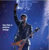  ??  ?? Gary Clark Jr. performs onstage.