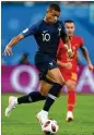  ?? SHAUN BOTTERILL / GETTY IMAGES ?? Kylian Mbappe, a 19-yearold forward and a contender for the Golden Ball, has three goals for France in the World Cup.