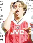  ??  ?? DRINK PROBLEM At Arsenal in 1993