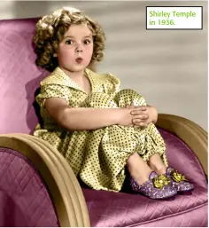  ?? ?? Shirley Temple in 1936.