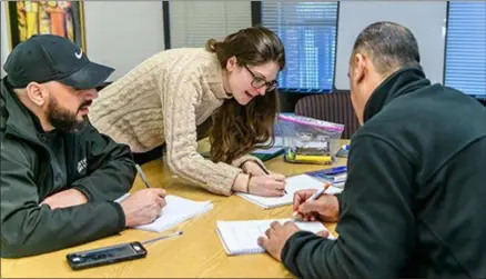  ?? PROVIDED PHOTO ?? Students learn to speak English at Centro Civico.