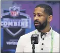  ?? MICHAEL CONROY — THE ASSOCIATED PRESS ?? Browns general manager Andrew Berry at the NFL football scouting combine in Indianapol­is on Feb. 25.