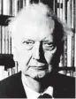  ?? IMAGO IMAGES ?? Karl Jaspers spürte dem Geist Europas nach