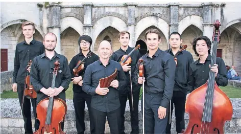  ?? FOTO: FÖRDERVERE­IN ?? „The Chambers – Die Virtuosen aus Köln“geben am Samstag, 8. Dezember, ein Zusatzkonz­ert in der Wasserburg Haus Graven.