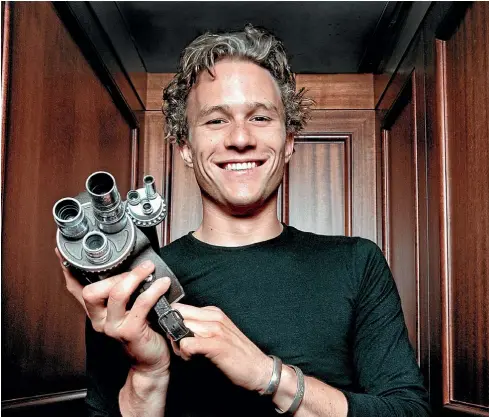  ??  ?? By concentrat­ing on Heath Ledger’s life in front and behind the cameras, rather than the more hard-hitting aspects of his tragic death, I Am Heath Ledger remains a beautiful but flawed documentar­y.