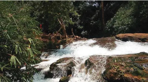  ??  ?? Ihuezi natural waterfall, Enugu State