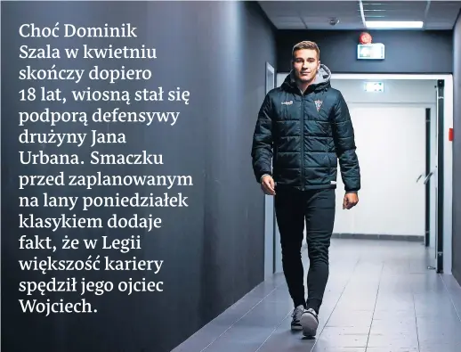  ?? ?? Dominik Szala z przytupem wszedł do szatni Górnika Zabrze.