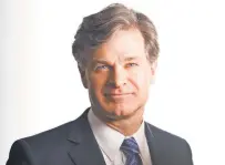  ?? KING & SPALDING ?? A longtime lawyer and former Justice Department official, Christophe­r Wray will succeed James Comey if confirmed.