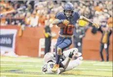  ?? Brett Carlsen / Getty images ?? Sean riley and his Syracuse teammates replace north Carolina State in the rankings after beating the Wolfpack.