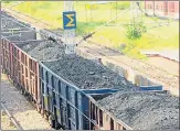  ?? HT FILE PHOTO ?? A coal train usually gets up to 84 wagons.