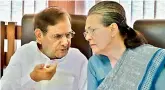  ?? — PTI ?? Congress chief Sonia Gandhi chairing a meeting of the opposition leaders in New Delhi on Friday.