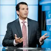  ?? RICHARD DREW/AP ?? Donald Trump Jr. had not disclosed Kaveladze’s presence at the 2016 meeting despite repeated statements about it.