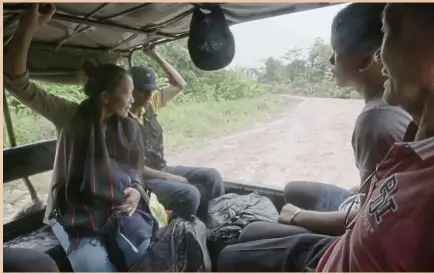  ??  ?? To access medical services, villagers have to travel in four-wheel drive vehicles for five to six hours, depending on weather conditions, on rough roads.