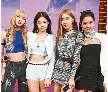  ?? — Good Morning America Instagram ?? Blackpink at their debut US performanc­e at Good Morning America.