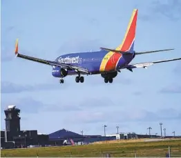  ?? JULIO CORTEZ AP ?? “While the pandemic is not over, we believe the worst is behind us,” Southwest Chairman and CEO Gary Kelly said Thursday.