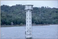  ?? ?? The Lafayette Reservoir is among the many in Northern California that have been replenishe­d with water because of a wet winter.