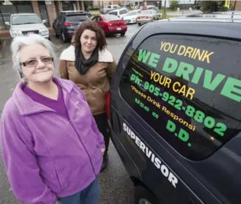  ?? BERNARD WEIL/TORONTO STAR ?? Donna Sabo, owner of You Drink We Drive, says most of her drivers won’t bother applying for the new licences.