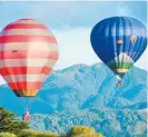  ?? Photo / Charles Bagnall. ?? The last time a hot air balloon festival was held in Levin was in 2016.