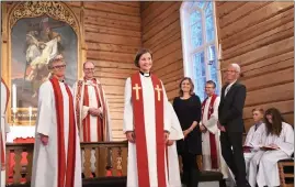  ?? FOTO: ISABELL ?? ORDINERT: Julie Schjøth-Jovik ble ordinert til presteyrke­t i 2018, som den første kvinnen i både Nordreisa og Nord-Troms.