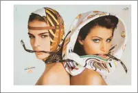  ??  ?? 1. Publicité Hermès
de 2004. 2. « Les léopards » (1967) : les motifs animaliers font partie de la légende maison.