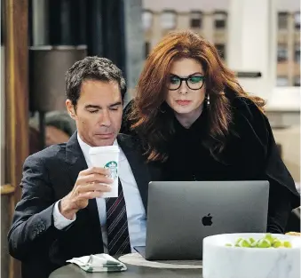  ?? CHRIS HASTON/NBC ?? Will &amp; Grace made reboots work in a way some failed competitor­s couldn’t.