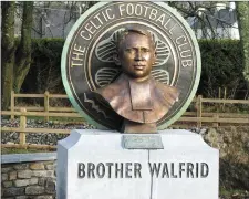  ??  ?? The Brother Walfrid statue in Ballymote.