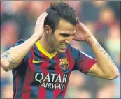  ??  ?? n Former Arsenal man Cesc Fabregas will be at the Etihad this week.