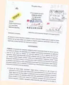  ??  ?? Copia de la respuesta que le brindó la Municipali­dad de Moravia al Banco.