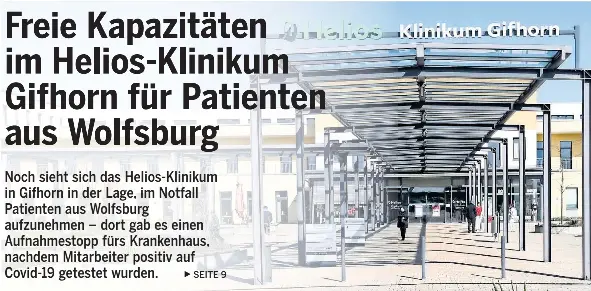 Freie Kapazitaten Im Helios Klinikum Gifhorn Fur Patienten Aus Wolfsburg Pressreader
