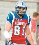  ?? PHOTO D’ARCHIVES ?? Patrick Lavoie effectuera un retour dans l’uniforme des Alouettes en 2018.