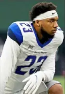  ?? Cooper Neill/XFL ?? Imani Christian graduate and NFL hopeful Kenny Robinson played for the St. Louis BattleHawk­s of the XFL this season.