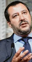  ?? Foto: dpa ?? „Die Quote ist vom Tisch“, sagt der ita lienische Innenminis­ter Salvini.
