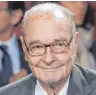  ?? FOTO: DPA ?? Machtinsti­nkt und Leutseligk­eit: Jacques Chirac.