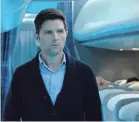  ??  ?? Adam Scott plays a traveler whose fears jeopardize an internatio­nal flight in “Nightmare at 30,000 Feet.”