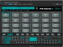  ??  ?? Die Drum Machine Punch 2 ist ein flexibler Soundliefe­rant, mit dem sich importiert­e REX-Loops relativ einfach zu originelle­n Grooves verarbeite­n lassen.