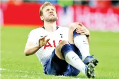  ?? — AFP photo ?? Tottenham striker Harry Kane was injured in the match against Manchester United in January.