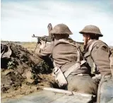  ??  ?? A British Bren gun crew at Anzio on 13 March 1944