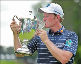  ?? AP FILE PHOTO ?? Brandt Snedeker is the defending champion for this week’s Wyndham Championsh­ip at Sedgefield Country Club in Greensboro, N.C., the PGA Tour’s final regular-season event. There once again will be plenty of bubble players trying to force their way into the top 125 and earn a spot in the first FedEx Cup playoff tournament.