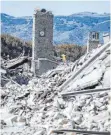  ?? FOTO: MASSIMO PERCOSSI/DPA ?? Amatrice 2016 nach dem schweren Erdbeben.