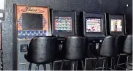  ?? PROVIDED BY BRADENTON POLICE DEPARTMENT ?? A Bradenton bar saw four video slot machines seized by Bradenton police Wednesday following a monthlong investigat­ion into suspected illegal gambling.