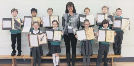  ??  ?? Children at Horsham’s Kingslea Primary School are among those who have entered the poetry competitio­n