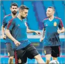  ?? FOTO: SIRVENT ?? Jordi Alba ayer en Sochi