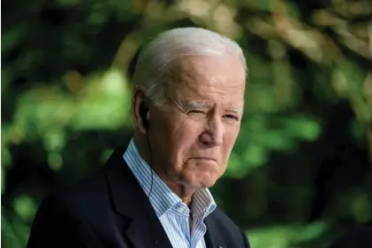  ?? Photograph: Andrew Harnik/AP ?? If re-elected, Joe Biden, already the oldest president ever, would be 86 at the end of his second term.