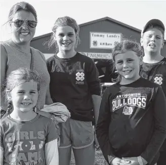  ?? Corey Leblanc ?? The Brophy siblings – Duncan, Mary Beth, Ellen and Ruby – are members of the Landing 4-H Club. Jennifer Connors said her children benefit tremendous­ly from their participat­ion in the movement.