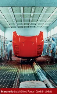  ??  ?? Maranello Luigi Ghirri, Ferrari (1985-1988)