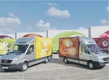  ?? PICTURE: OCADO ?? 0 The company’s delivery vans have become a familiar sight on the roads